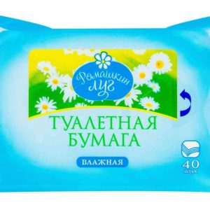 Туалетная бумага влажная Ромашкин луг