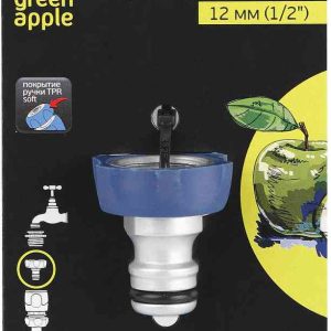 Штуцер резьбовой 12 мм (1/2") Green Apple