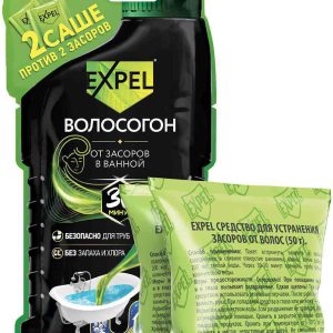 Средство для устранения засоров от волос саше Expel