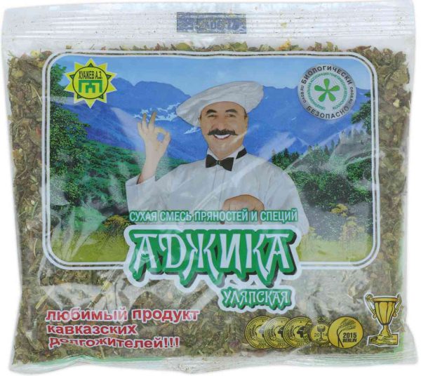 Смесь пряностей и специй Аджика Уляпская Хуажев А. З.