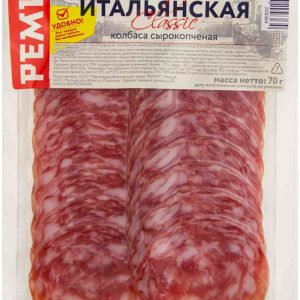 Колбаса сырокопчёная Ремит