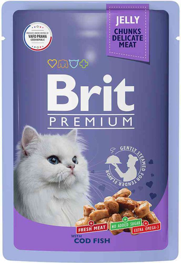 Влажный корм для кошек  Brit
