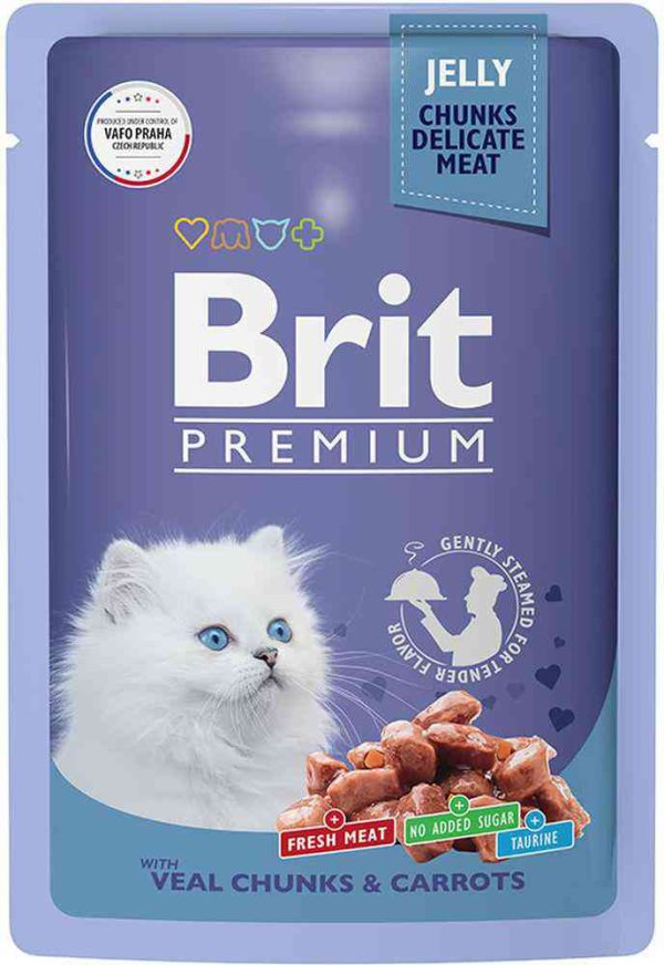 Влажный корм для котят  Brit