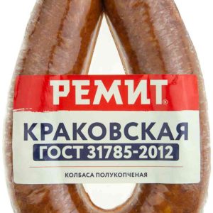 Колбаса полукопчёная Краковская Ремит