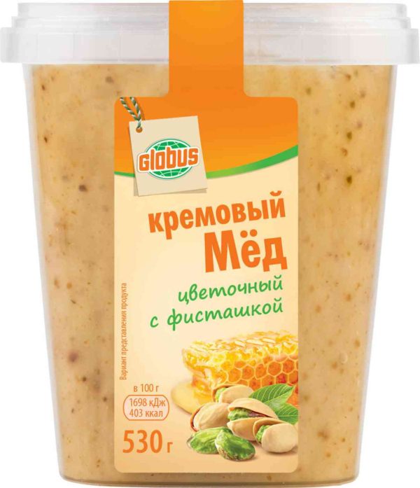 Мёд кремовый Глобус