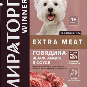 Влажный корм для собак мелких пород  Мираторг Winner
