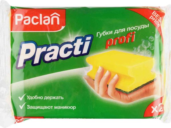 Губки для посуды Paclan