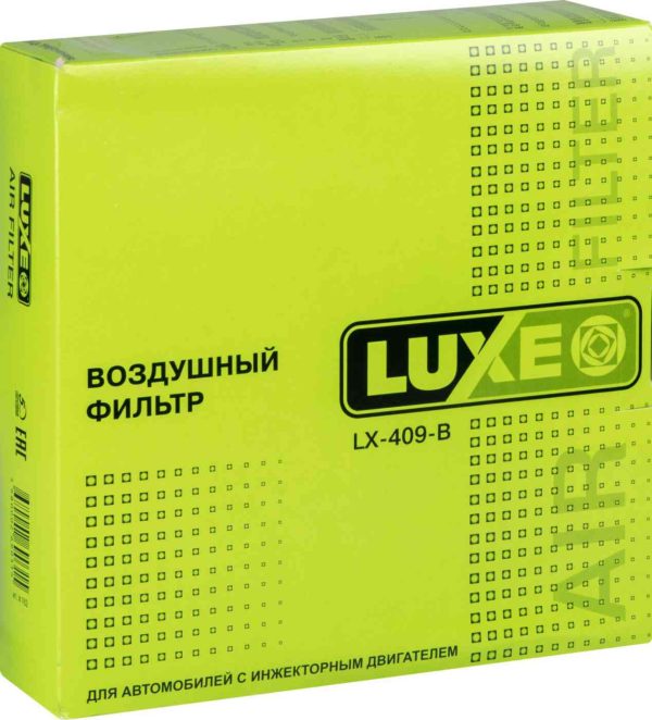 Воздушный фильтр для автомобилей с инжекторным двигателем Luxe