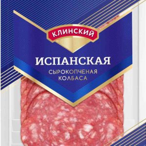 Колбаса сырокопчёная Клинский