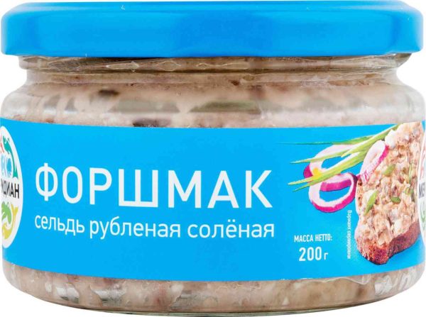 Сельдь рубленая солёная Форшмак Меридиан