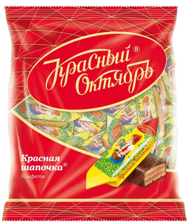 Конфеты вафельные Красная шапочка Красный Октябрь