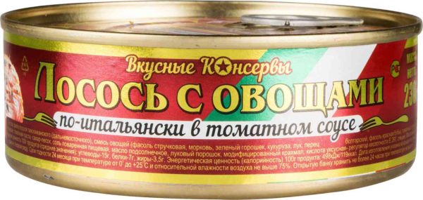 Лосось по-итальянски Вкусные консервы