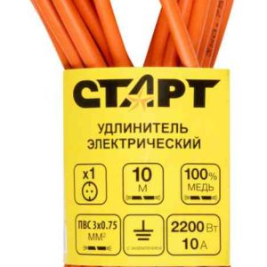 Удлинитель с заземлением Старт