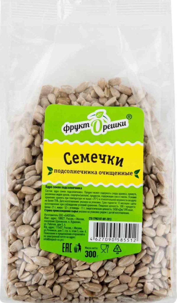 Семечки подсолнечника  ФруктОрешки