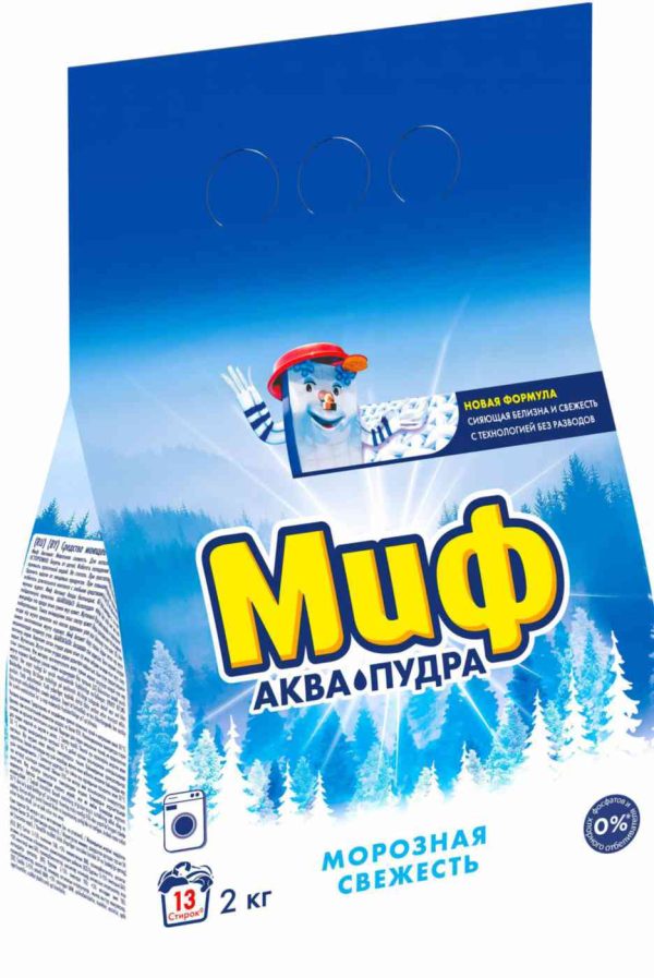 Стиральный порошок для белого белья  Миф