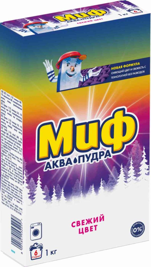 Стиральный порошок для цветного белья  Миф