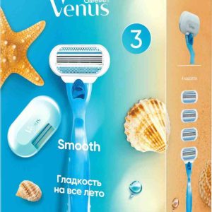 Бритва с 4 сменными кассетами Gillette
