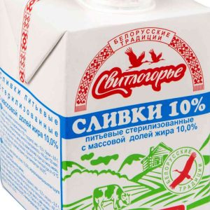 Сливки ультрапастеризованные Свитлогорье
