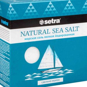 Соль морская пищевая Setra