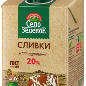 Сливки стерилизованные Село Зелёное