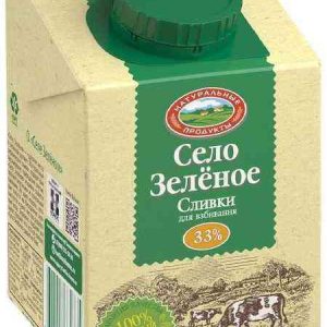 Сливки стерилизованные Село Зелёное