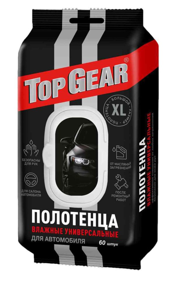 Полотенца для автомобиля влажные Top Gear