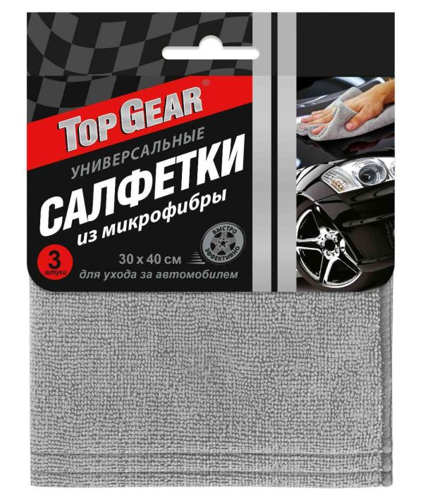 Салфетки для автомобиля универсальные Top Gear
