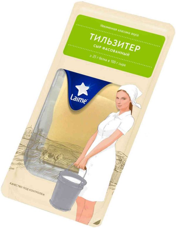 Сыр полутвёрдый Тильзитер Laime