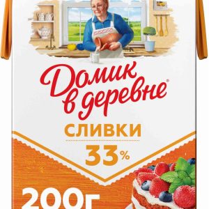 Сливки стерилизованные Домик в деревне