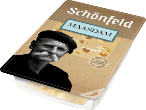 Сыр полутвёрдый Маасдам Schonfeld