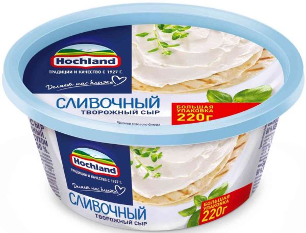 Сыр творожный Hochland