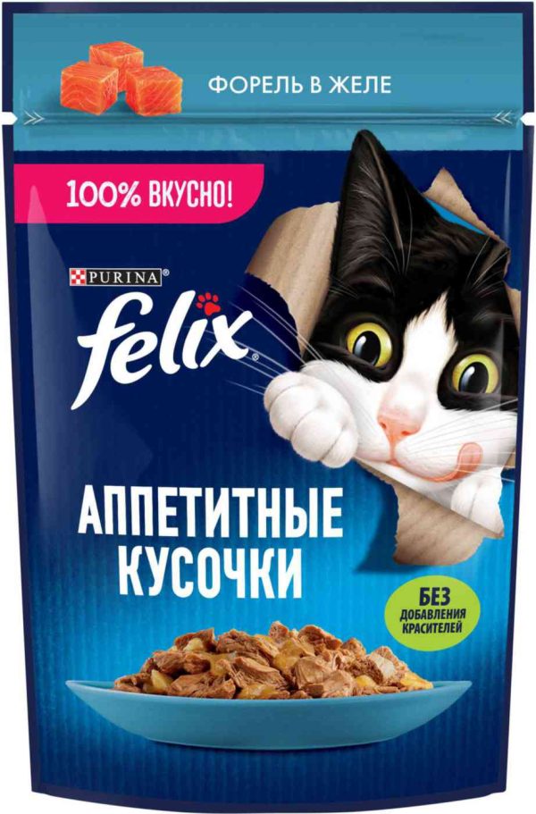 Влажный корм для кошек  Felix