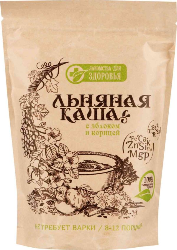 Каша льняная Лакомства для здоровья