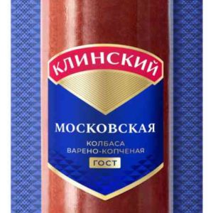 Колбаса варено-копченая Клинский