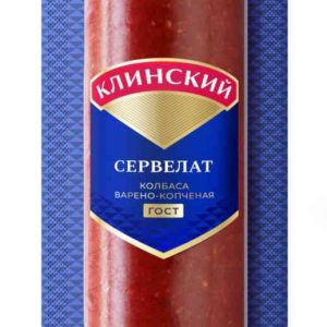 Сервелат варено-копченый Клинский