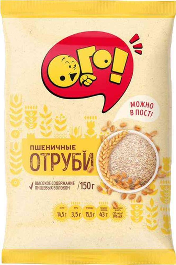 Отруби пшеничные рассыпчатые Ого!