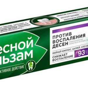 Зубная паста при воспалении десен Лесной Бальзам