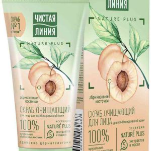 Скраб для лица очищающий Чистая Линия