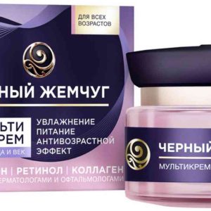 Мультикрем для лица и век антивозрастной Чёрный Жемчуг