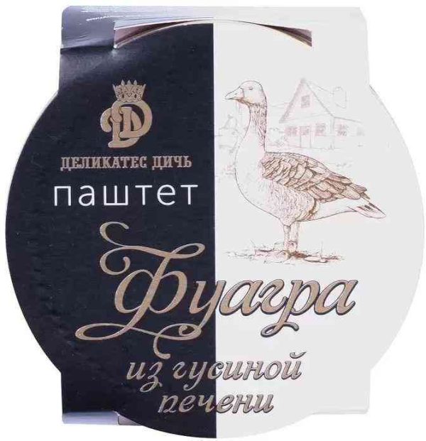 Паштет из гусиной печени Деликатес Дичь