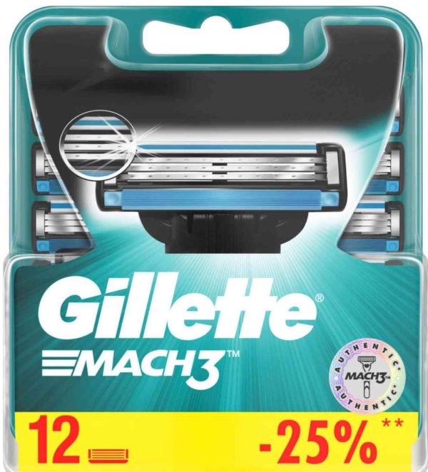 Сменные кассеты для бритвы  Gillette