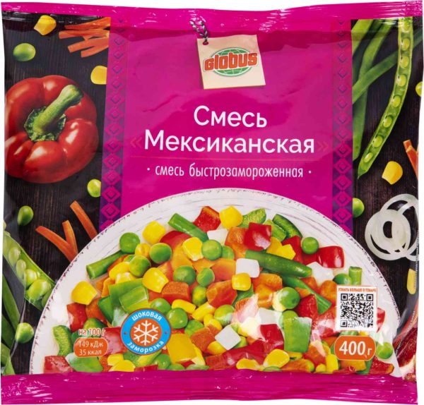 Смесь овощная  Глобус