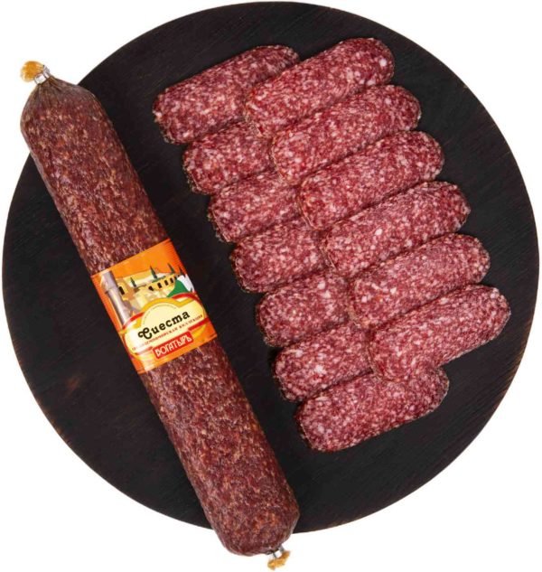 Колбаса сырокопченая Богатырь