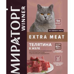 Влажный корм для кошек с чувствительным пищеварением  Мираторг Winner