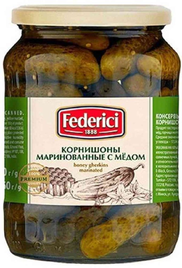 Корнишоны маринованные Federici