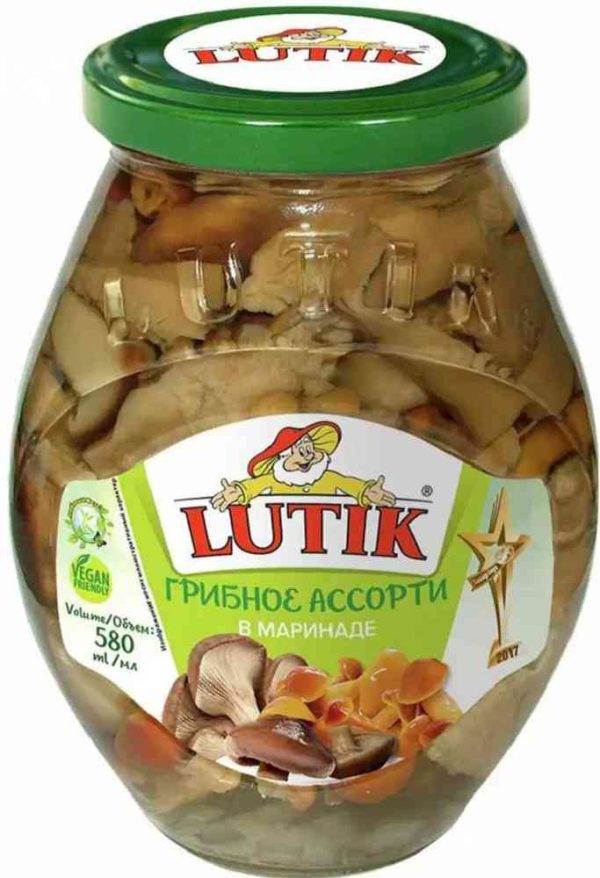 Грибное ассорти в маринаде Lutik