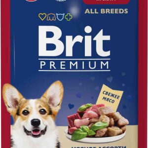 Влажный корм для собак всех пород  Brit