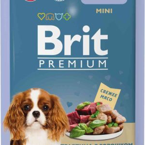 Влажный корм для собак мини пород  Brit