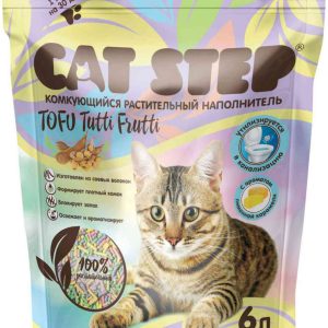 Наполнитель комкующийся растительный Cat Step
