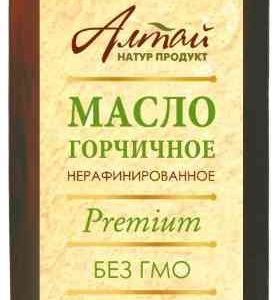 Масло горчичное Алтай натур продукт